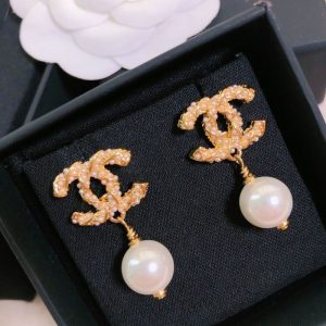 Replica Designer Chanel Fashion Pearl Earrings