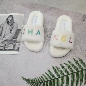 Replica Designer Chanel Fashion Plush Slippers