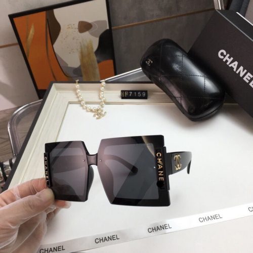 Replica Designer Chanel Fashion Square Large Frame Sunglasses