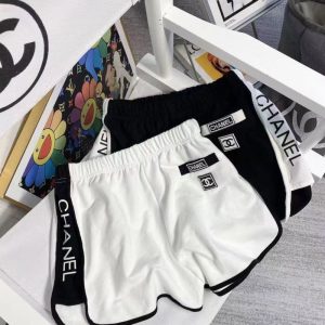 Replica Designer Chanel Letter Pattern Women Casual Shorts