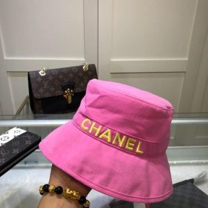 Replica Designer Chanel Men Fashion Double C Letters Solid Color Hat