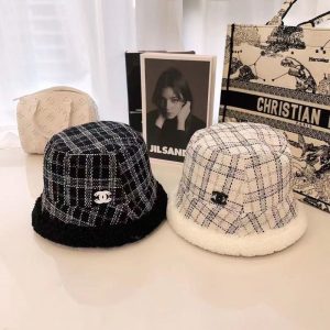 Replica Designer Chanel Plush Bucket Hat