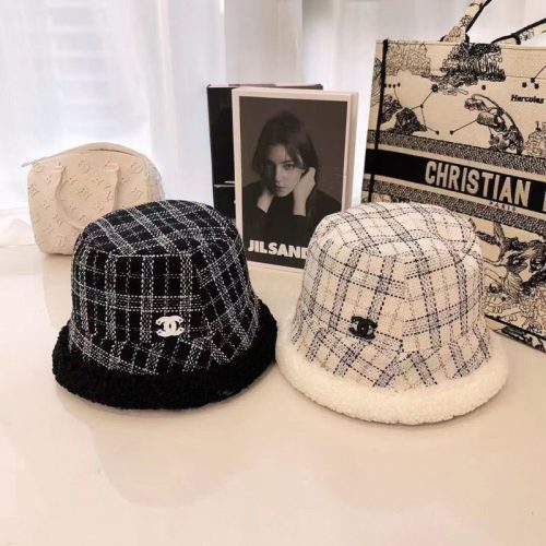 Replica Designer Chanel Plush Bucket Hat