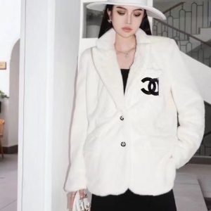 Replica Designer Chanel Plush Coat