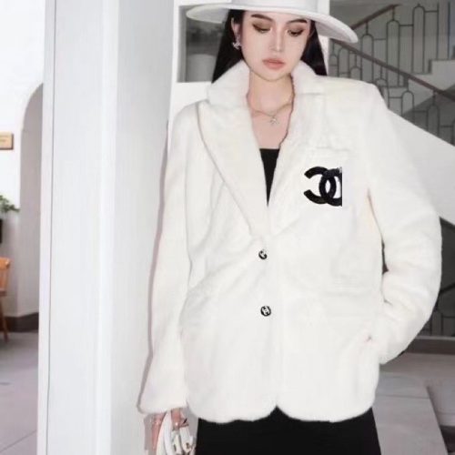 Replica Designer Chanel Plush Coat