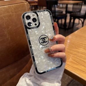 Replica Designer Chanel Shell Pattern Apple Mobile Phone Case