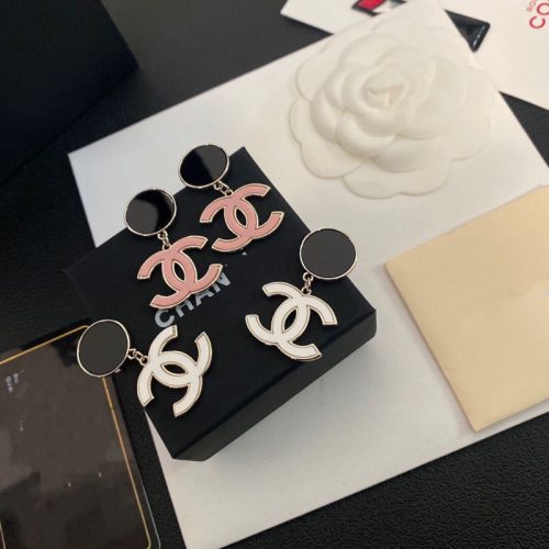Replica Designer Chanel Simple Drop Oil Alphabet Earrings