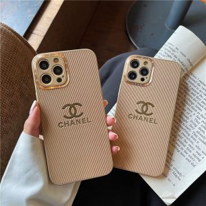 Replica Designer Chanel Solid Color Soft Glue Iphone Phone Case