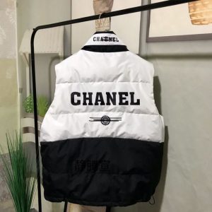Replica Designer Chanel Unisex Fashion Back Letters Vest Jacket