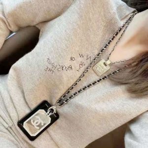 Replica Designer Chanel Unisex Personality Chain Necklace