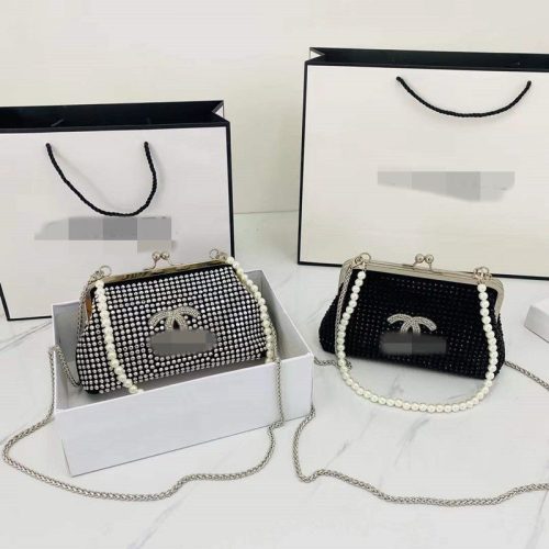 Replica Designer Chanel Women All-Match Rhinestone Bag