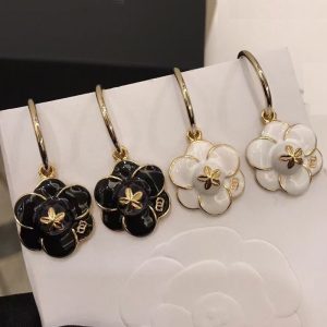 Replica Designer Chanel Women Camellia Fashion Letters Simple Earrings