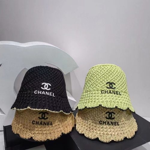 Replica Designer Chanel Women Casual Double C Letter Bucket Basin Hat