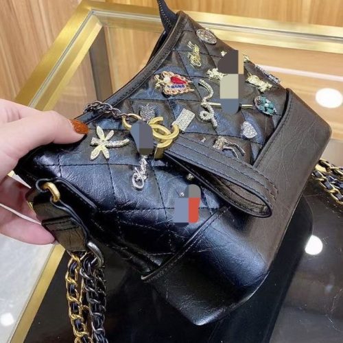 Replica Designer Chanel Women Casual Double C Letters Chain Bag Shoulder Bag