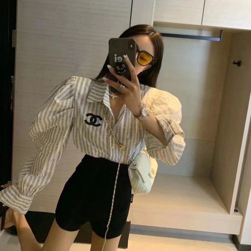 Replica Designer Chanel Women Casual Long-Sleeve Shirt