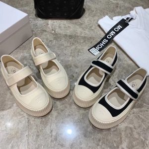 Replica Designer Chanel Women Casual Thick Bottom Canvas Sneakers