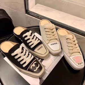 Replica Designer Chanel Women Comfortable All-Match Canvas Shoe