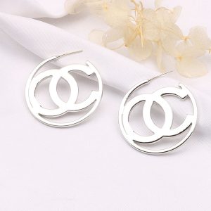 Replica Designer Chanel Women Double C Personality Fashion Earrings