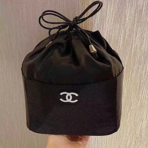 Replica Designer Chanel Women Drawstring Bucket Cosmetic Bag