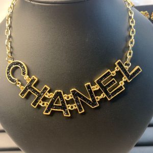 Replica Designer Chanel Women Fashion All-Match Rhinestones Necklace