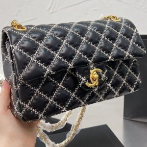 Replica Designer Chanel Women Fashion All-Match Sewing Thread Bag