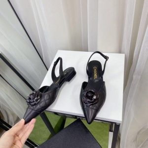 Replica Designer Chanel Women Fashion Camellia Flat Shoe