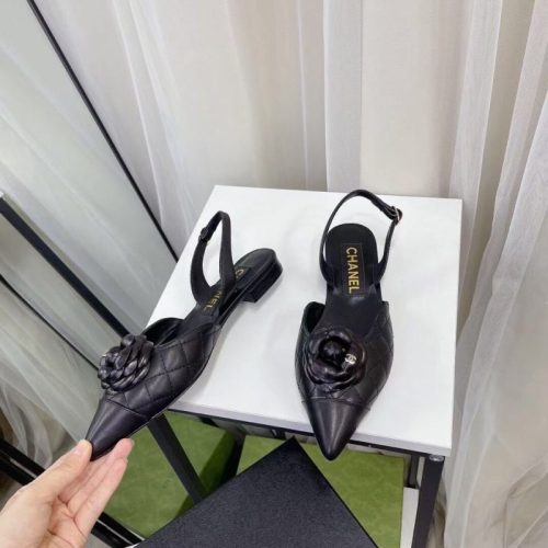 Replica Designer Chanel Women Fashion Camellia Flat Shoe