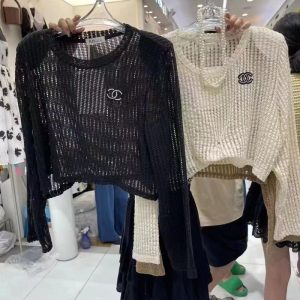 Replica Designer Chanel Women Fashion Casual Long-Sleeved Knitted Sweater