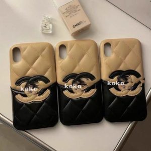 Replica Designer Chanel Women Fashion Double C Apple Phone Case
