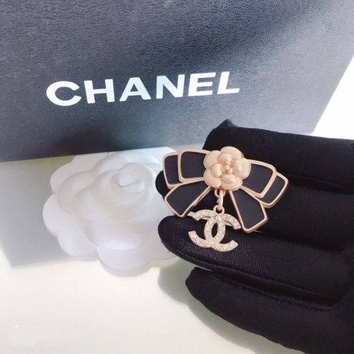 Replica Designer Chanel Women Fashion Double C Camellia Bow Brooches