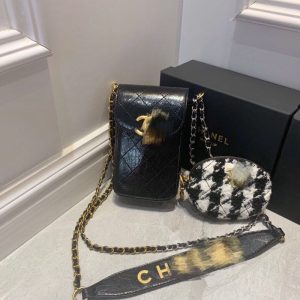 Replica Designer Chanel Women Fashion Double C Letters Chain Square Bag