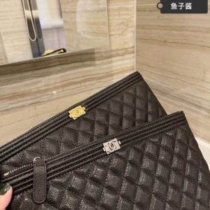 Replica Designer Chanel Women Fashion Double C Letters Clutch Bag