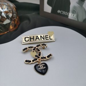 Replica Designer Chanel Women Fashion Double C Love Brooches