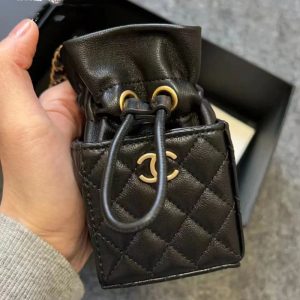 Replica Designer Chanel Women Fashion Drawstring Embroidered Line Bag
