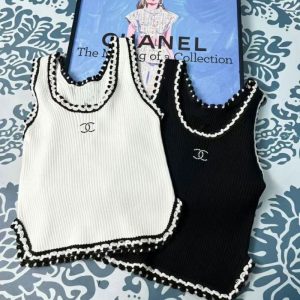 Replica Designer Chanel Women Fashion Knit Tank Top