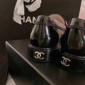 Replica Designer Chanel Women Fashion Leather Thick Bottom Loafer