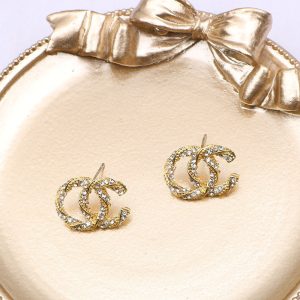 Replica Designer Chanel Women Fashion Letters Irregular Earrings