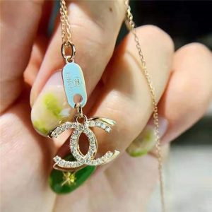 Replica Designer Chanel Women Fashion Rhinestone Necklace