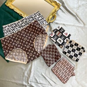 Replica Designer Chanel Women Fashion Seamless Mid-Waist Sexy Ice Silk Panties