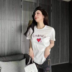 Replica Designer Chanel Women Fashion Short-Sleeved T-Shirts
