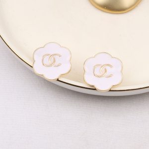 Replica Designer Chanel Women Fashion Simple Oil Drop Stud Earrings