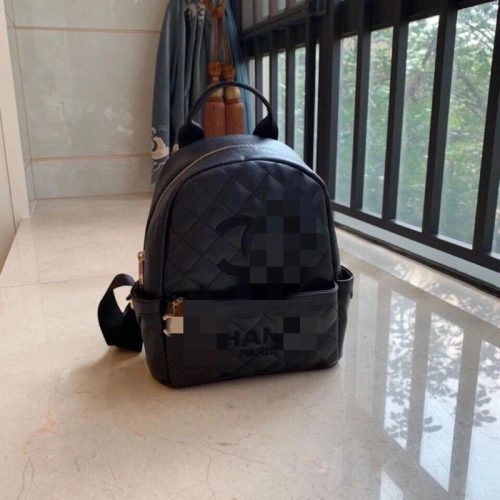 Replica Designer Chanel Women Fashion Solid Color Large Capacity Backpack