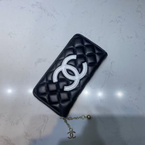 Replica Designer Chanel Women Fashion Solid Color Printing Wallet