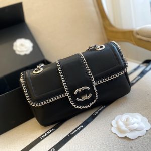 Replica Designer Chanel Women Fashion Solid Color Square Chain Bag