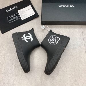 Replica Designer Chanel Women Fashion Thick-Soled Ankle Boots