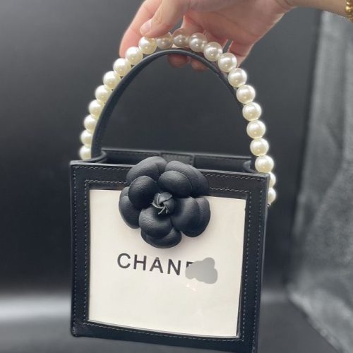 Replica Designer Chanel Women Fashion Transparent PVC Portable Bag