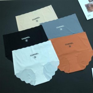 Replica Designer Chanel Women Ice Silk Seamless High-Waisted 2PCS Panties