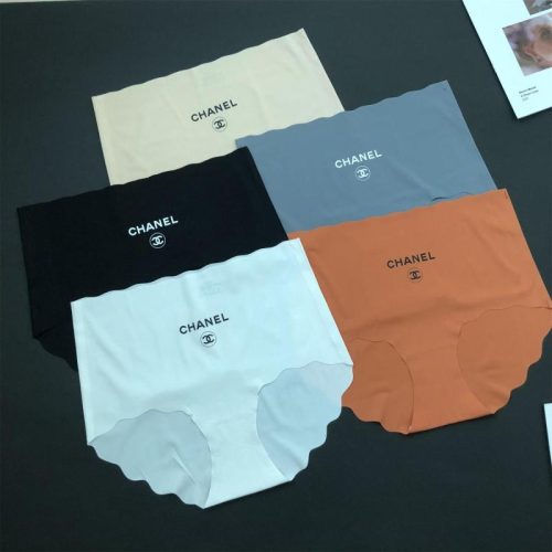 Replica Designer Chanel Women Ice Silk Seamless High-Waisted 2PCS Panties