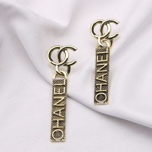 Replica Designer Chanel Women Letter Long Tassel Earrings