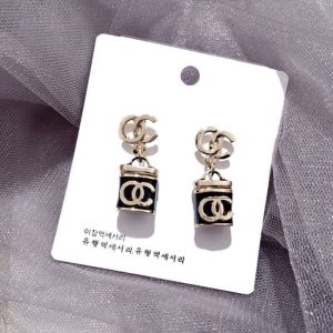 Replica Designer Chanel Women Personality Bag Pattern Earrings